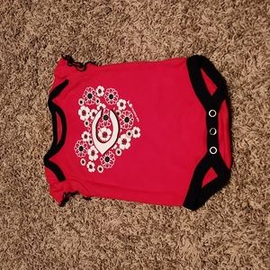 MLB Team Athletics Cincinnati Reds Baby Onesie